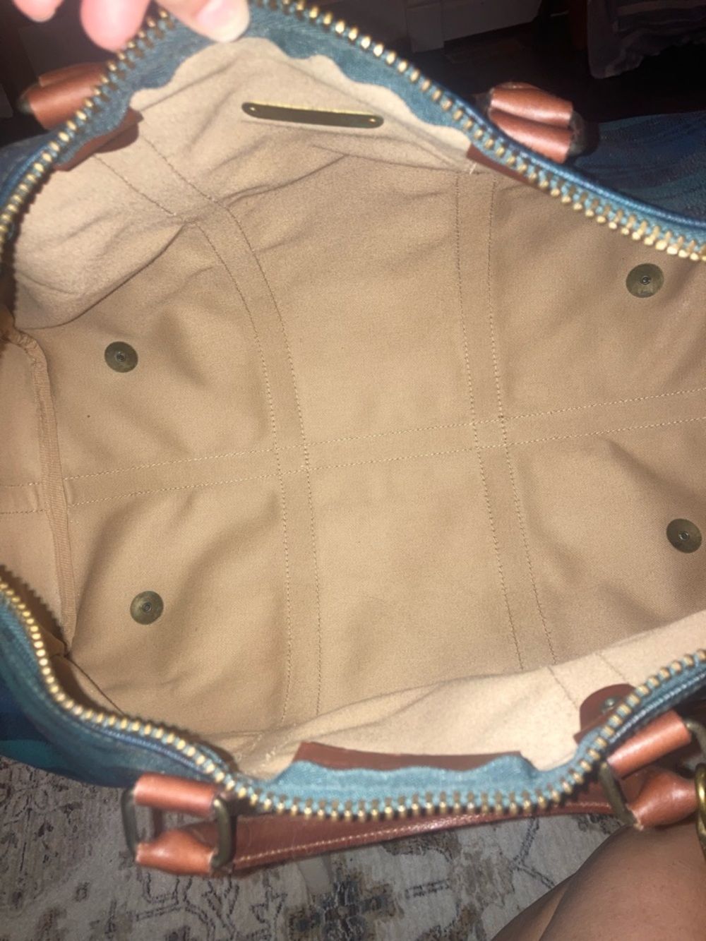 POLO RALPH LAUREN - Green tartan Duffle bag - Picture 15 of 15